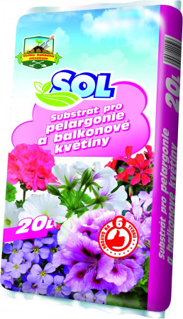 Substrát pro pelargonie 20L